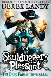 Book cover: Skullduggery Pleasant- The End of the World by Derek Landy